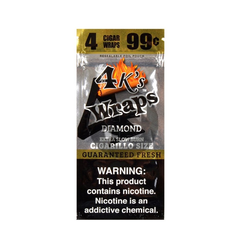 4 K'S ( 4 KINGS ) WRAP DIAMOND 4for99c-30ct (25)