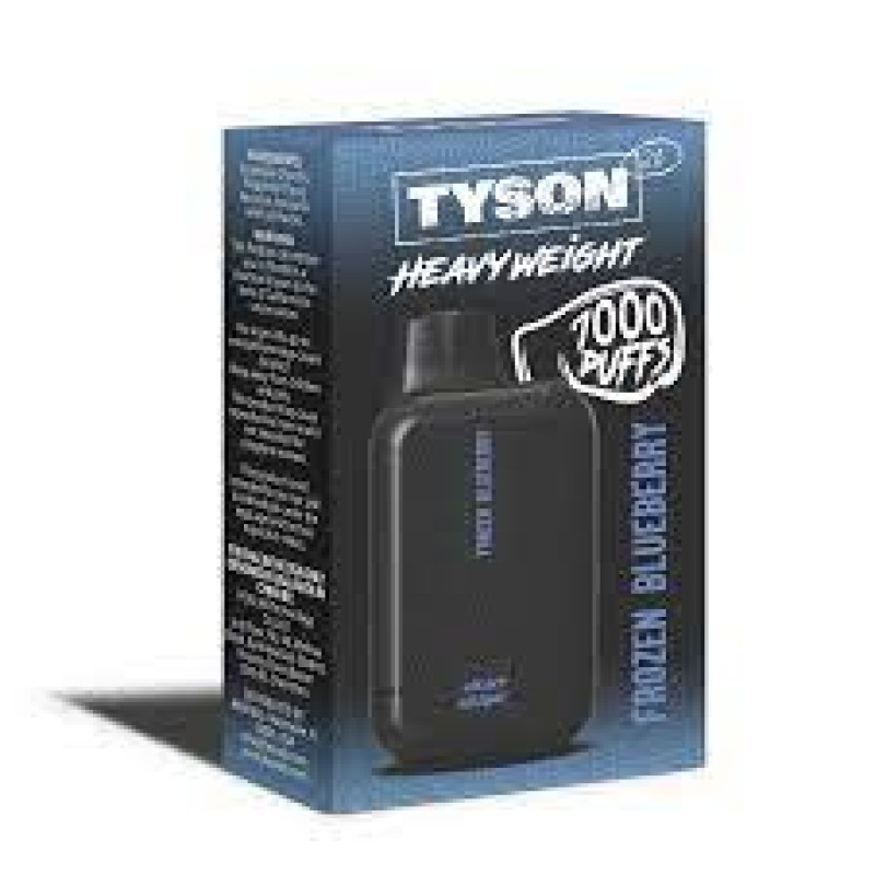Frozen Blueberry Mike Tyson Heavyweight 7000 puff rechargeable USBC charger included