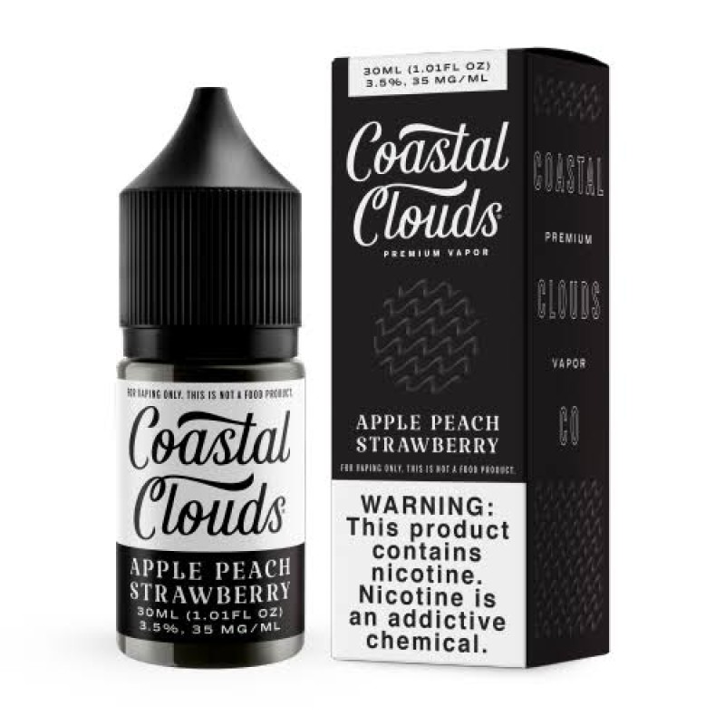 Apple Peach Strawberry - Salt Nic - 30ml - 35mg Coastal Clouds