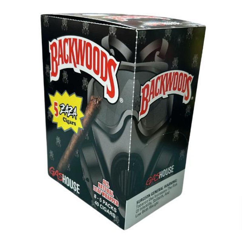 BACKWOODS GASHOUSE DISCREET BATTERY BLACK /5ct BOX  (MSRP $29.99 EACH)