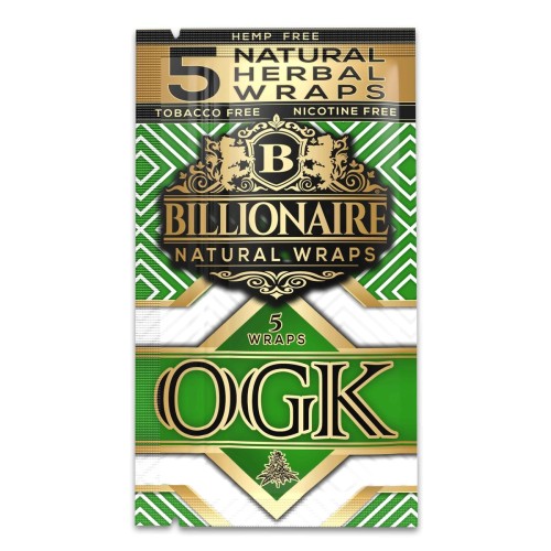 BILLIONAIRE HEMP WRAP 25CT / OGK / TOBACCO FREE