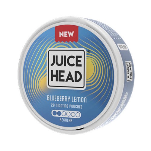 JUICE HEAD TOBACCO FREE NICOTINE POUCHES BLUEBERRY LEMONADE 6mg 5ct