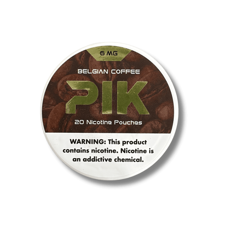 PIK Nicotine Pouches Belgian Coffee 6mg 5pk/1